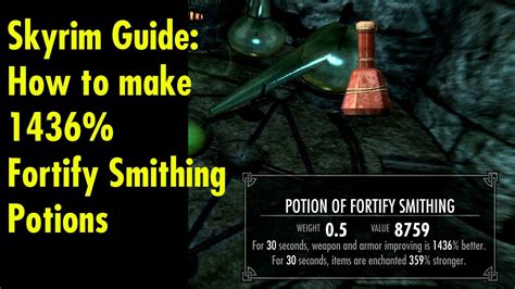 ingredients to fortify smithing|skyrim fortify smithing potion recipe.